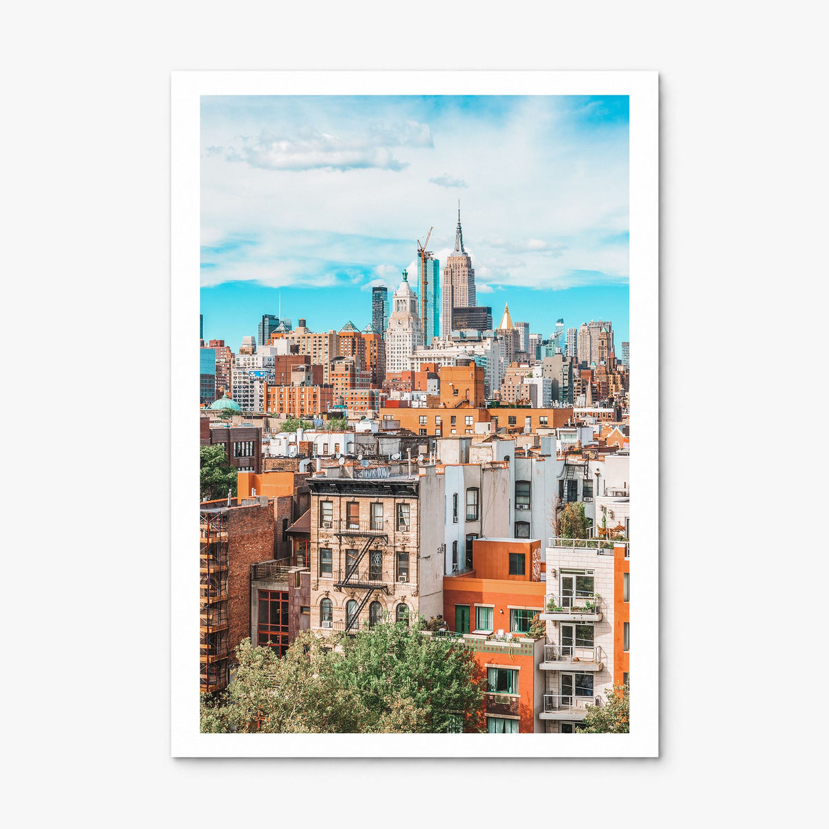 Lower East Side Photo Poster, print only (unframed), white border