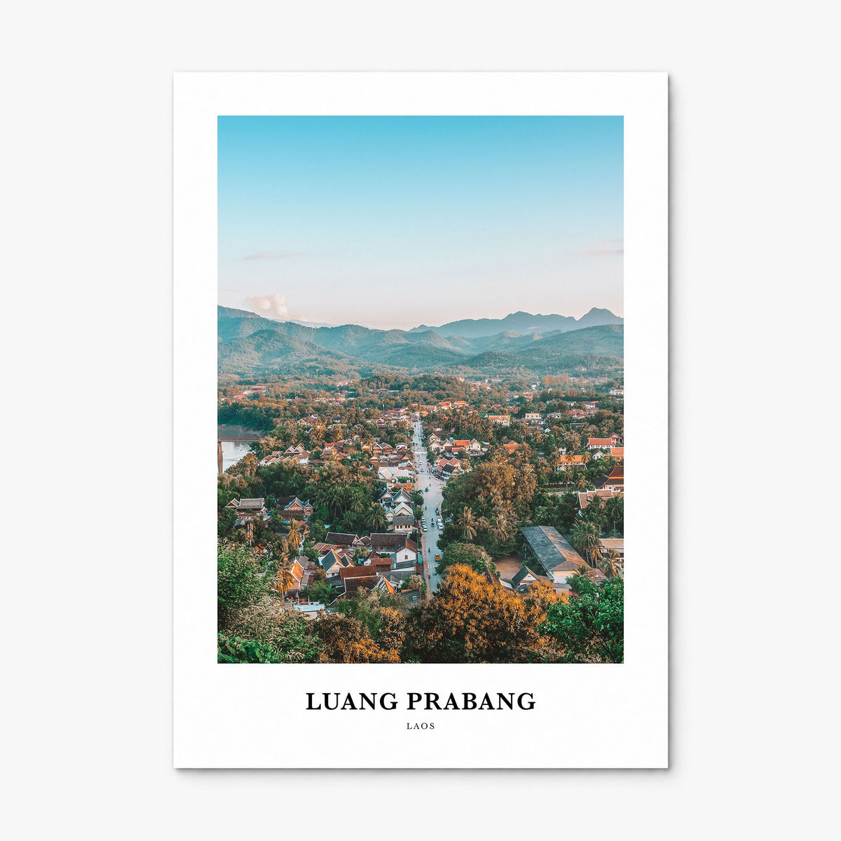 Luang Prabang Classic Poster, print only (unframed)