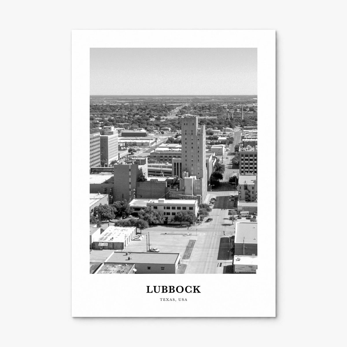 Lubbock Classic Poster, print only (unframed)