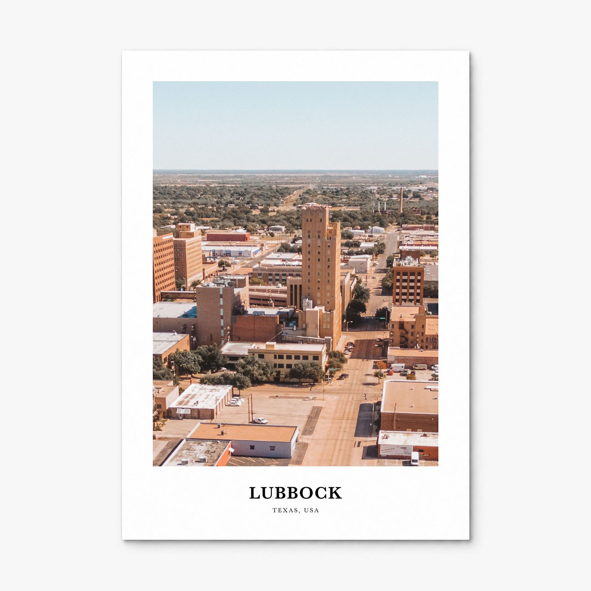 Lubbock Classic Poster, print only (unframed)
