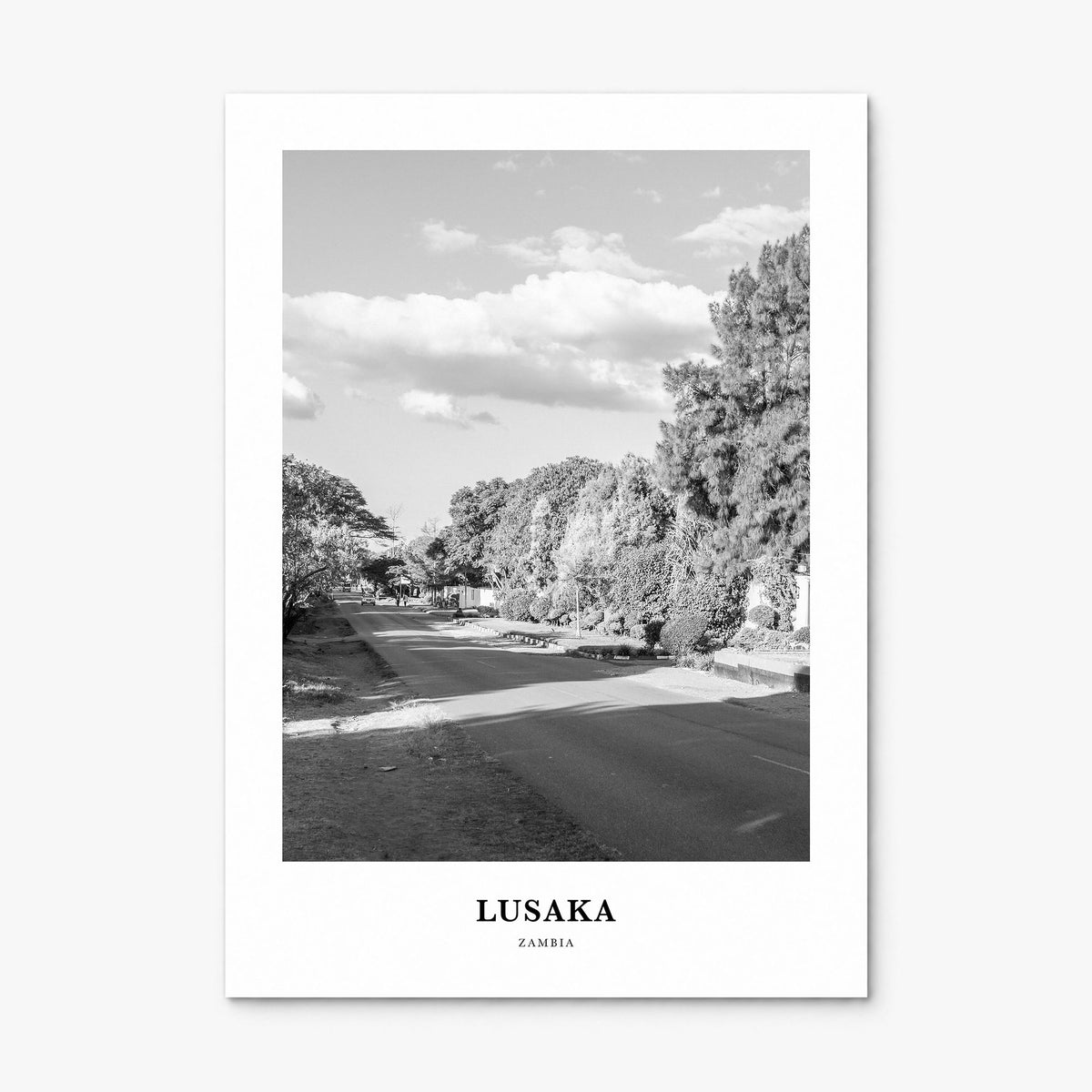 Lusaka Classic Poster, print only (unframed)