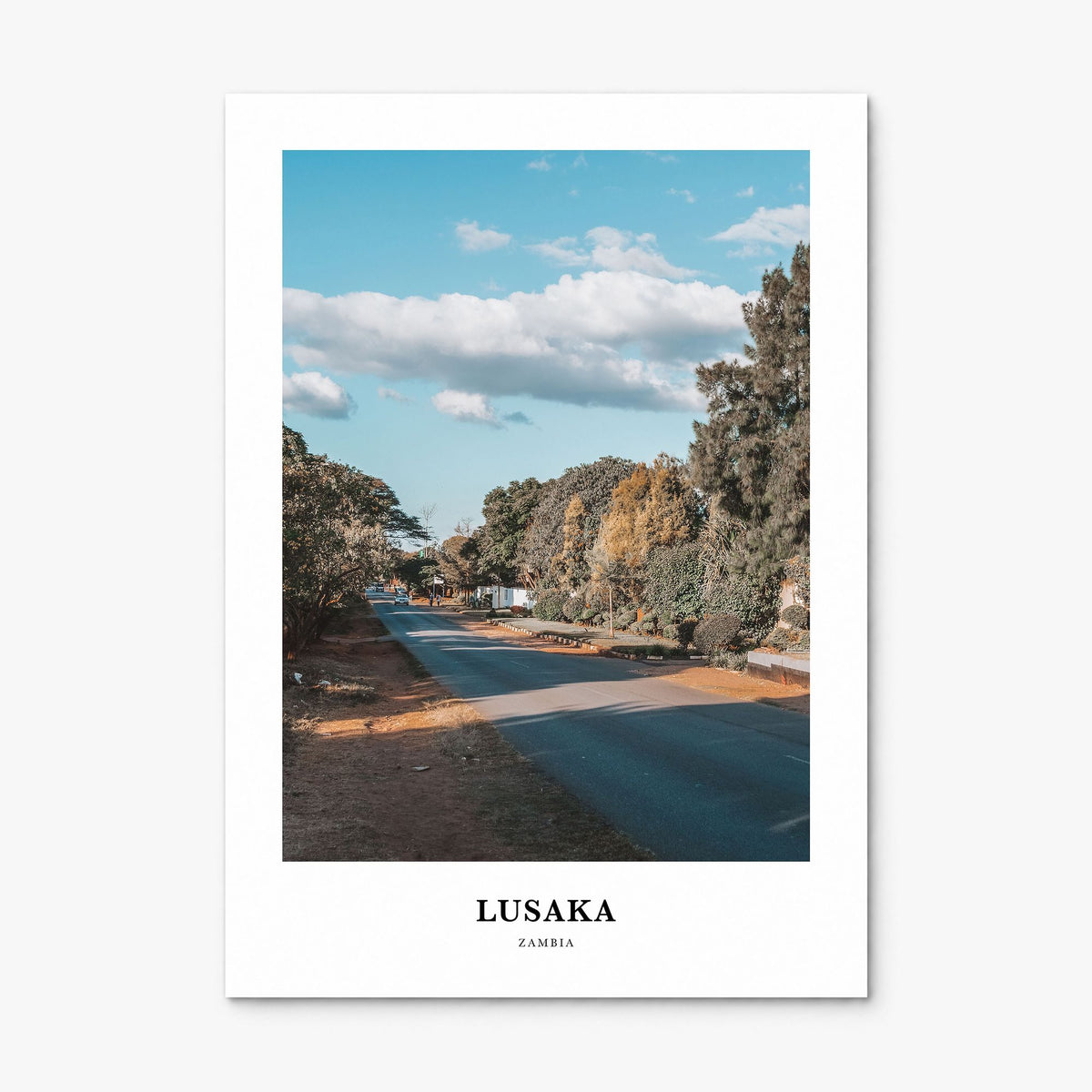Lusaka Classic Poster, print only (unframed)