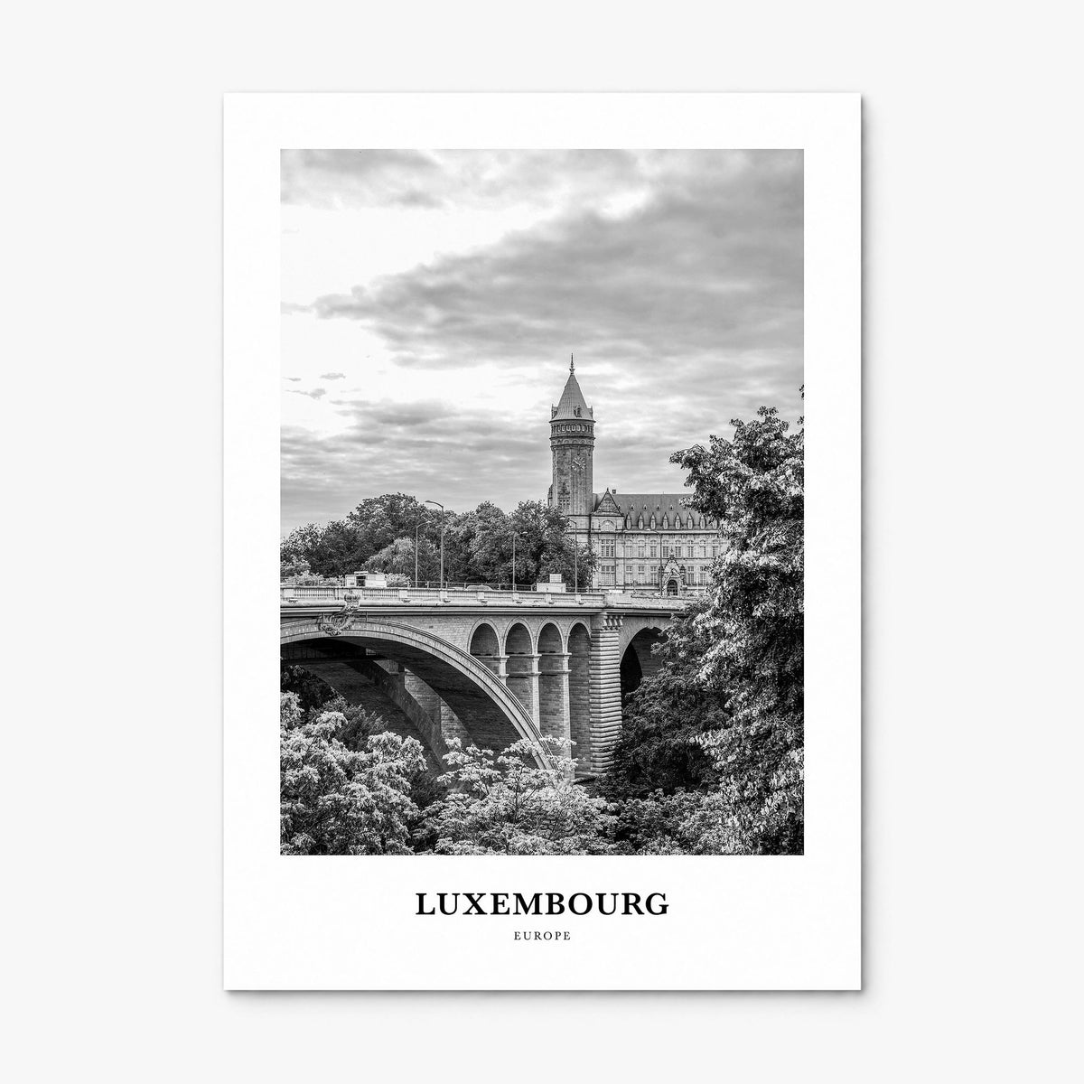 Luxembourg Classic Poster, print only (unframed)