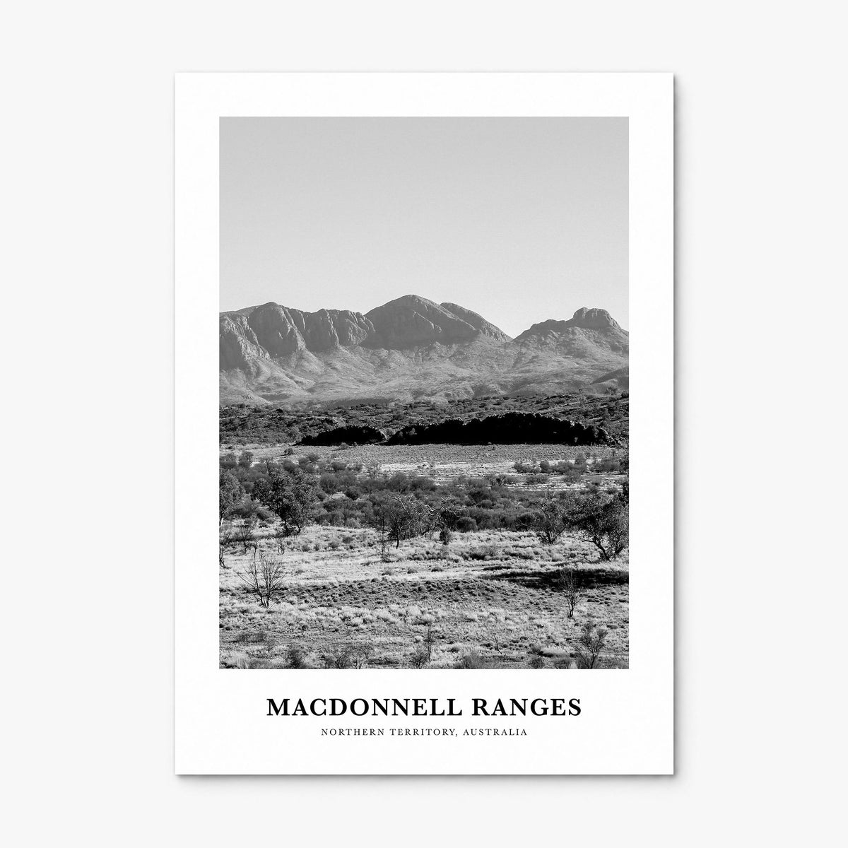 MacDonnell Ranges Classic Poster, print only (unframed)