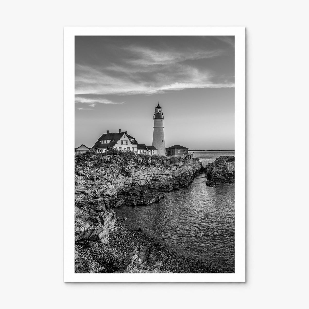Maine Photo No 2 Poster, print only (unframed), white border