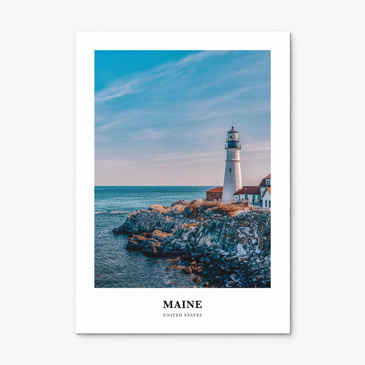 Maine Classic No 1 Poster, print only (unframed)