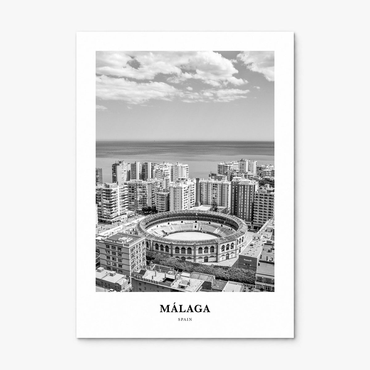 Málaga Classic No 1 Poster, print only (unframed)