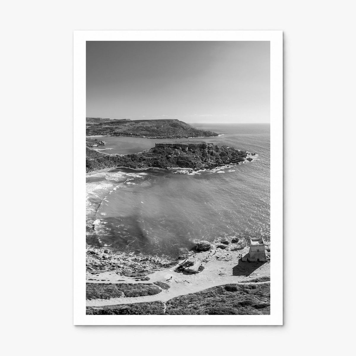 Malta Photo Poster, print only (unframed), white border