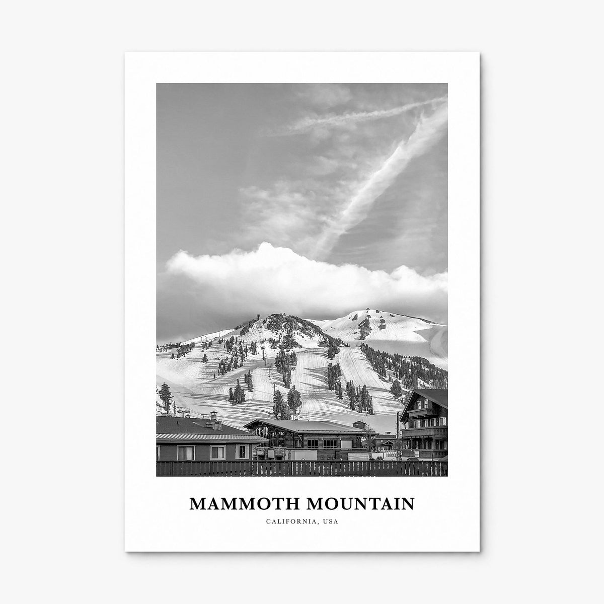 Mammoth Mountain Classic Poster, print only (unframed)