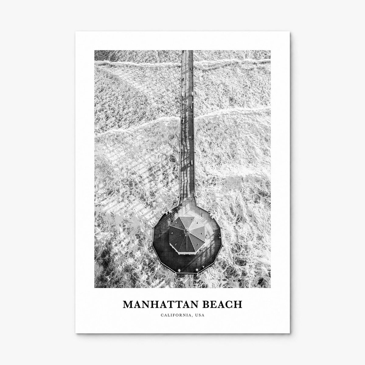 Manhattan Beach Classic Poster, print only (unframed)