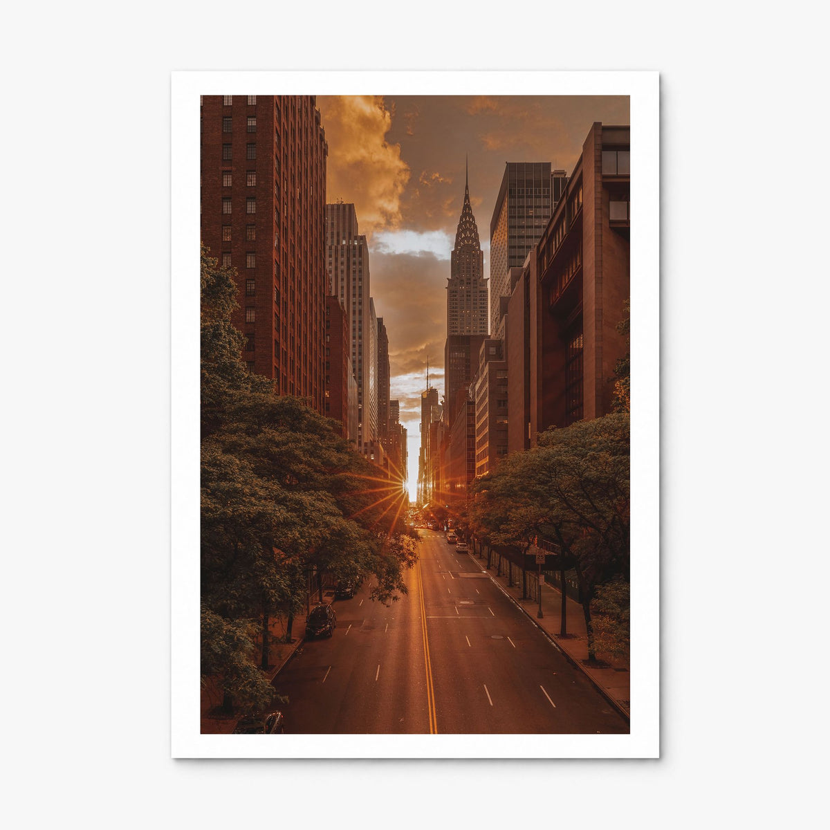 Manhattan Photo No 3 Poster, print only (unframed), white border