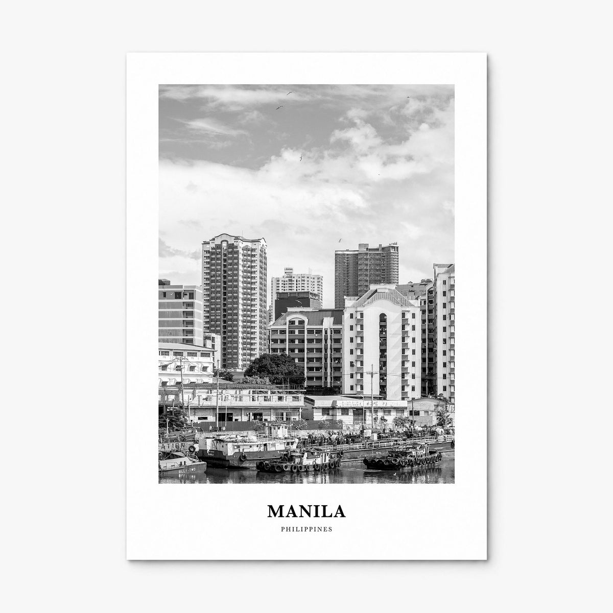 Manila Classic No 2 Poster, print only (unframed)