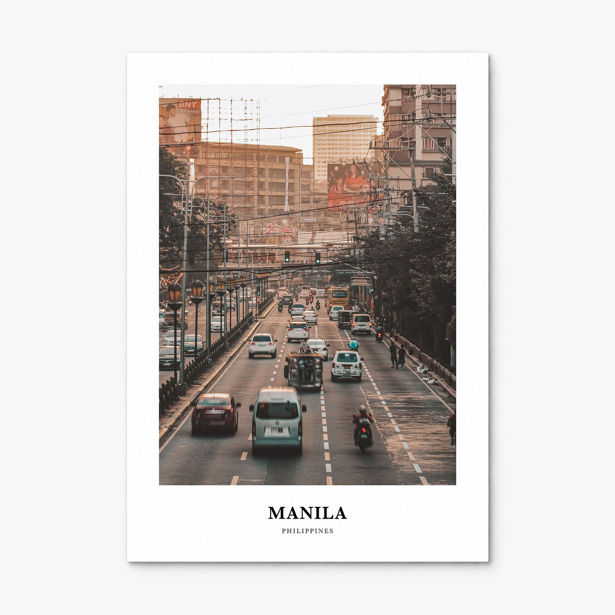 Manila Classic Poster, print only (unframed)