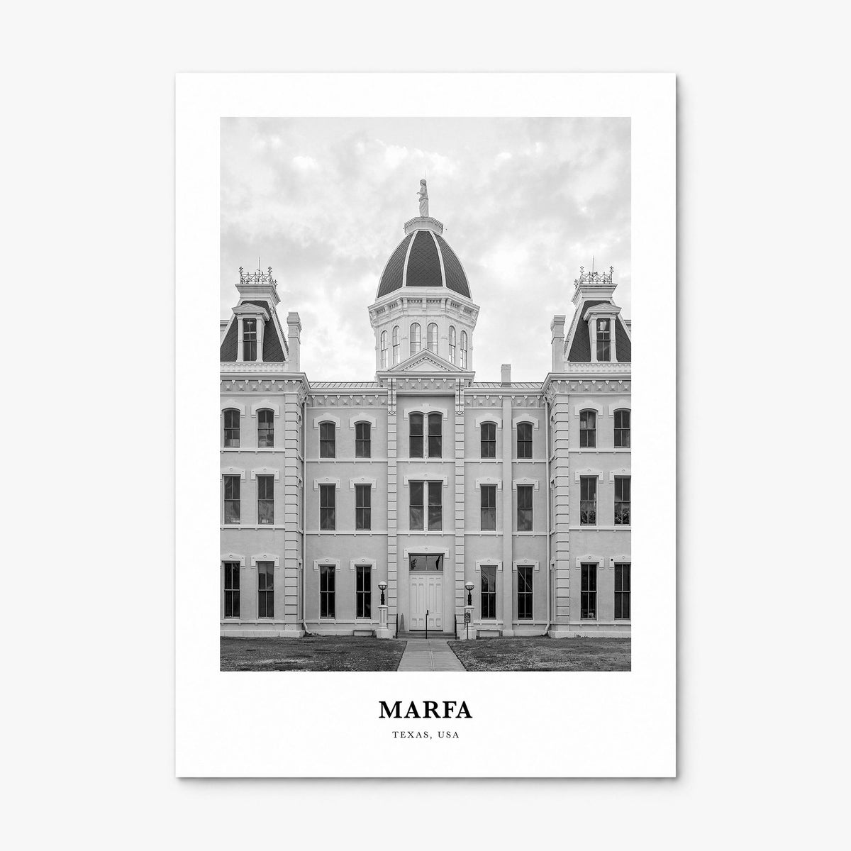 Marfa Classic Poster, print only (unframed)