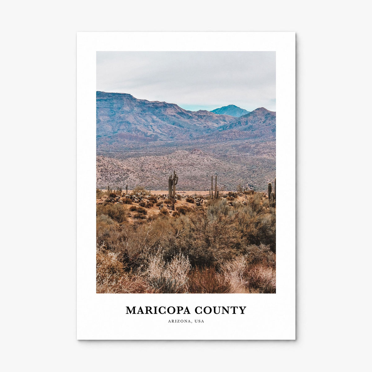 Maricopa County Classic Poster, print only (unframed)