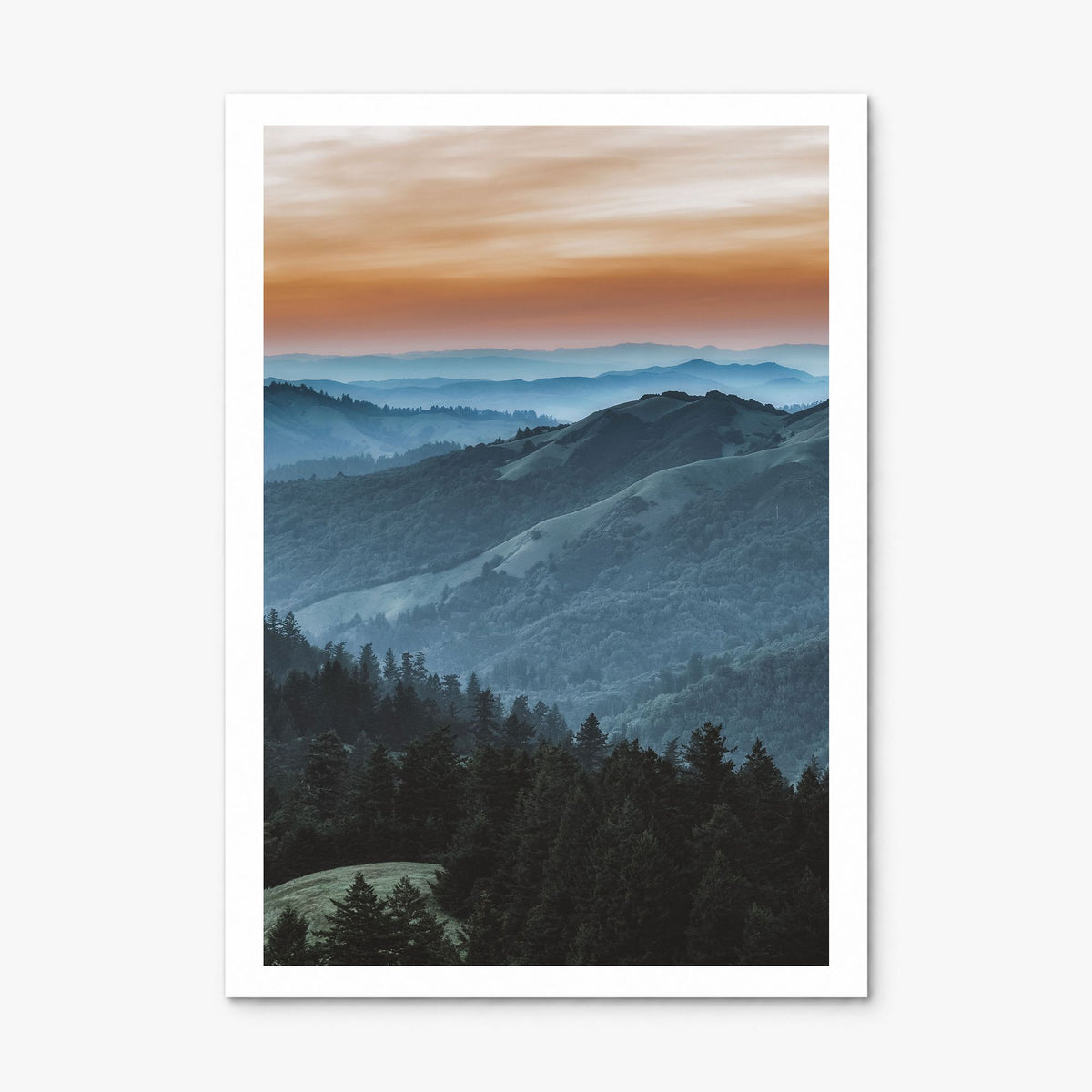 Marin County Photo No 1 Poster, print only (unframed), white border