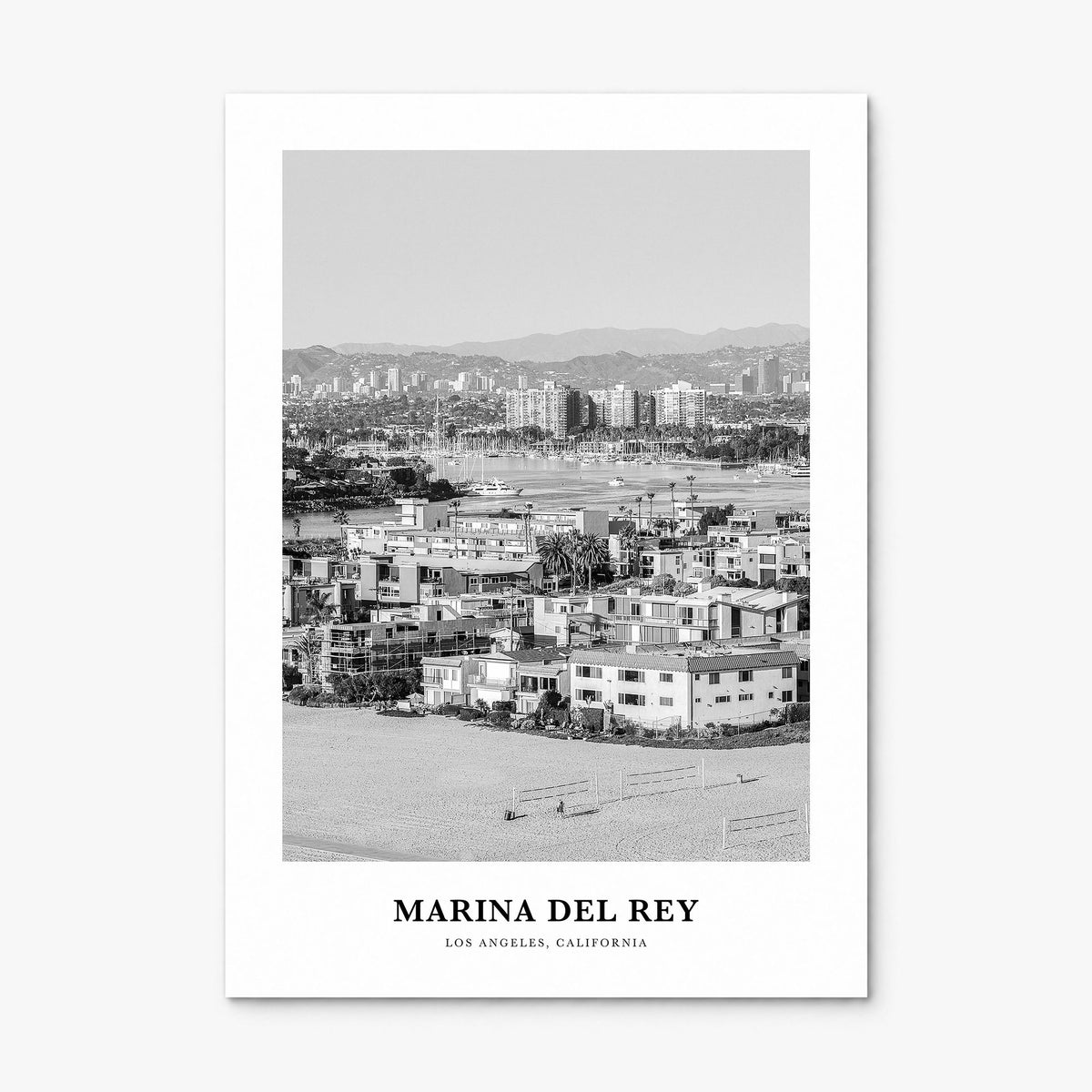 Marina del Rey Classic Poster, print only (unframed)