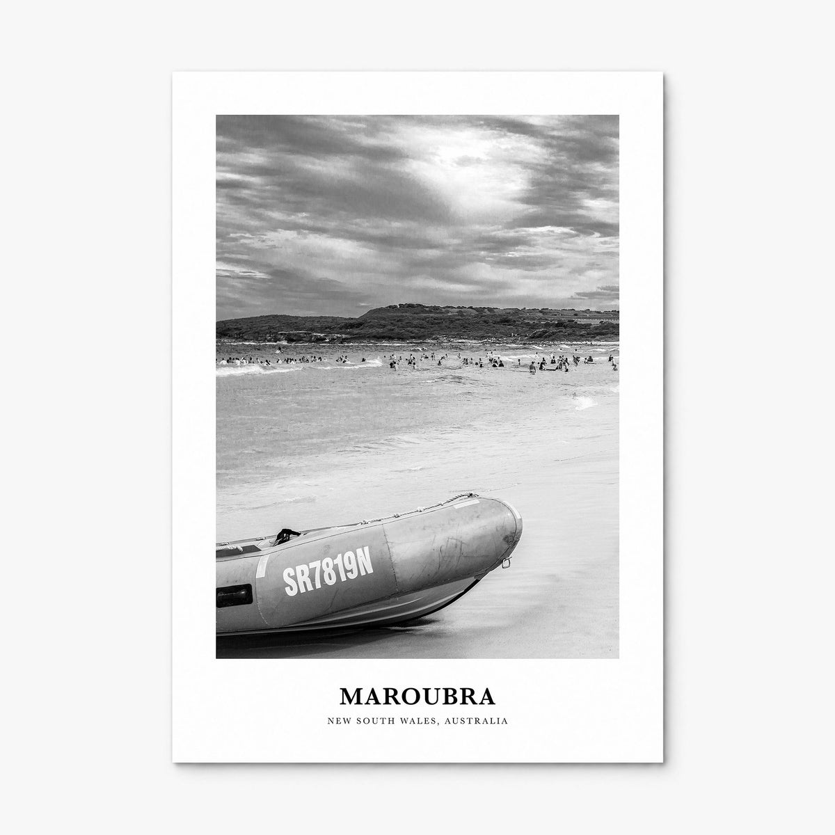 Maroubra Classic Poster, print only (unframed)
