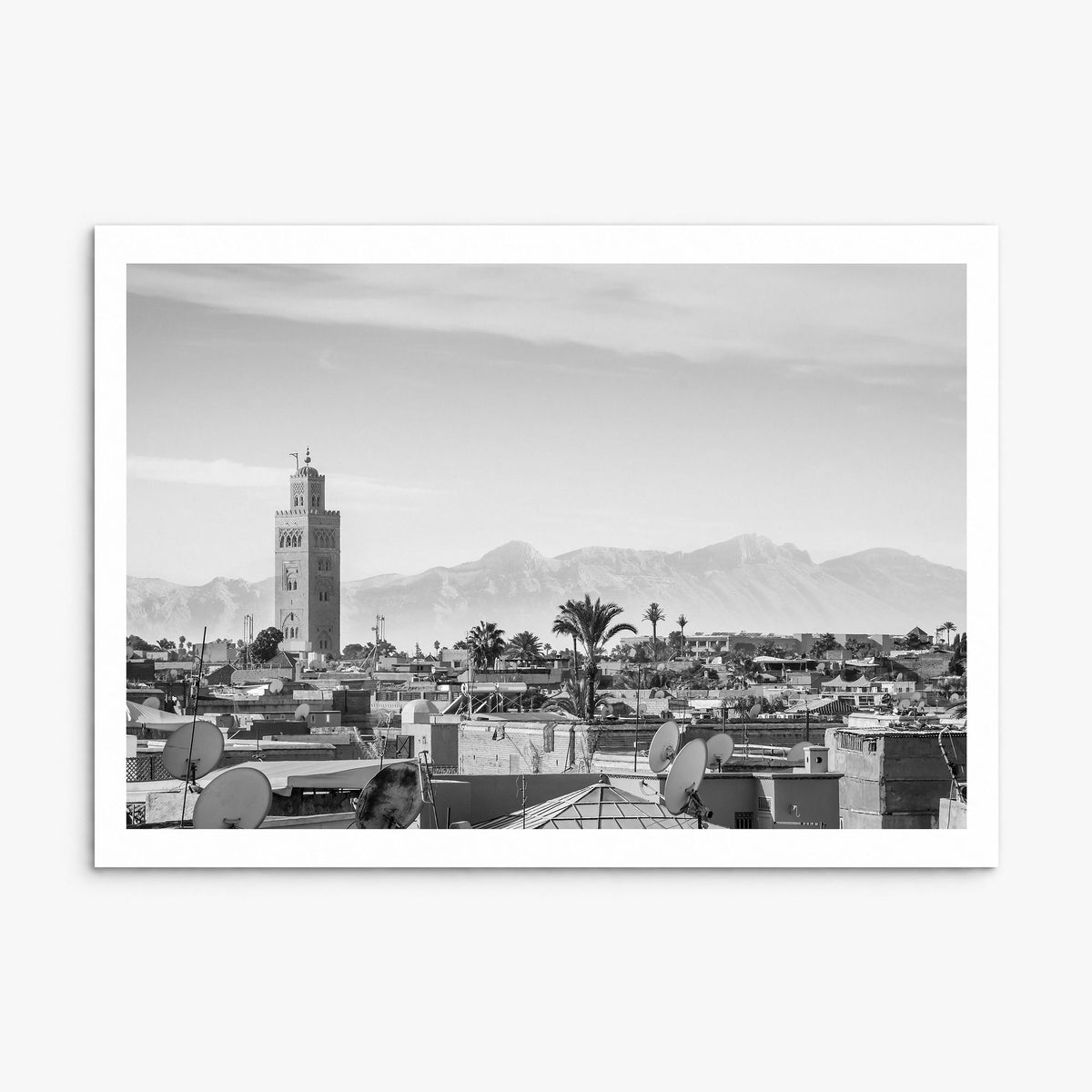 Marrakesh Photo Poster, print only (unframed), white border