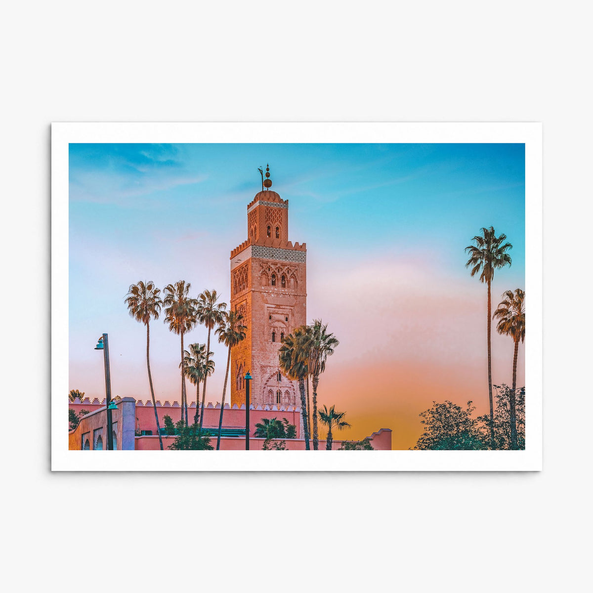 Marrakesh Photo Poster, print only (unframed), white border