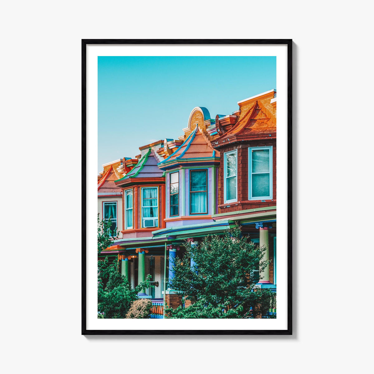 Maryland no. 3 colorful photo poster of United States – vertical wall art, unframed print shown in interior mockup