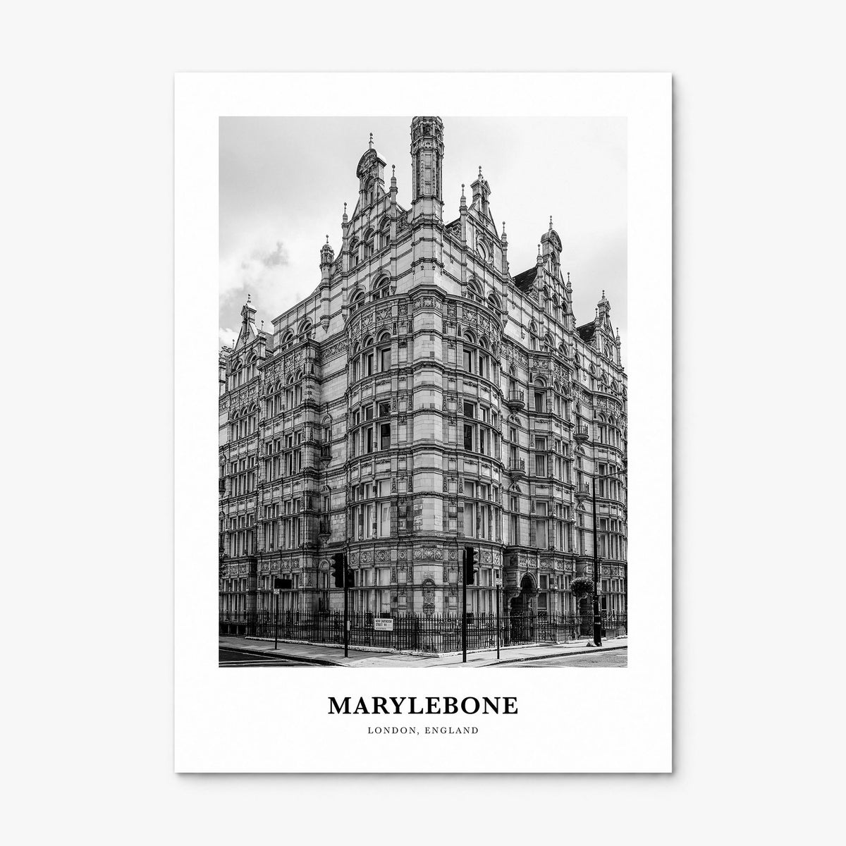 Marylebone Classic Poster, print only (unframed)