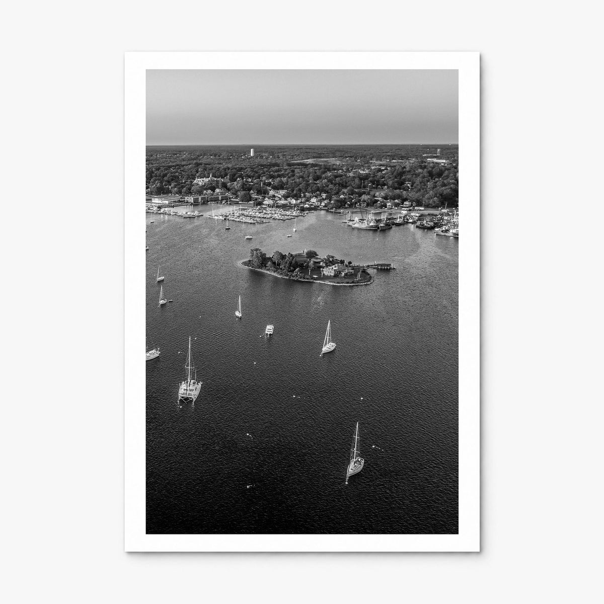 Massachusetts Photo Poster, print only (unframed), white border