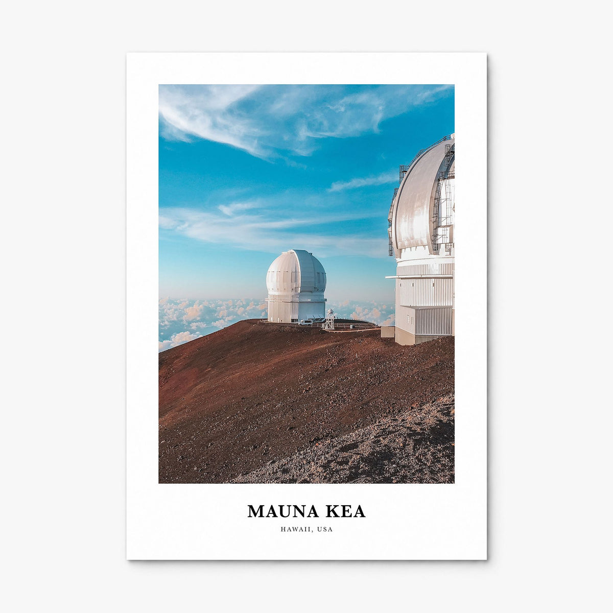 Mauna Kea Classic Poster, print only (unframed)