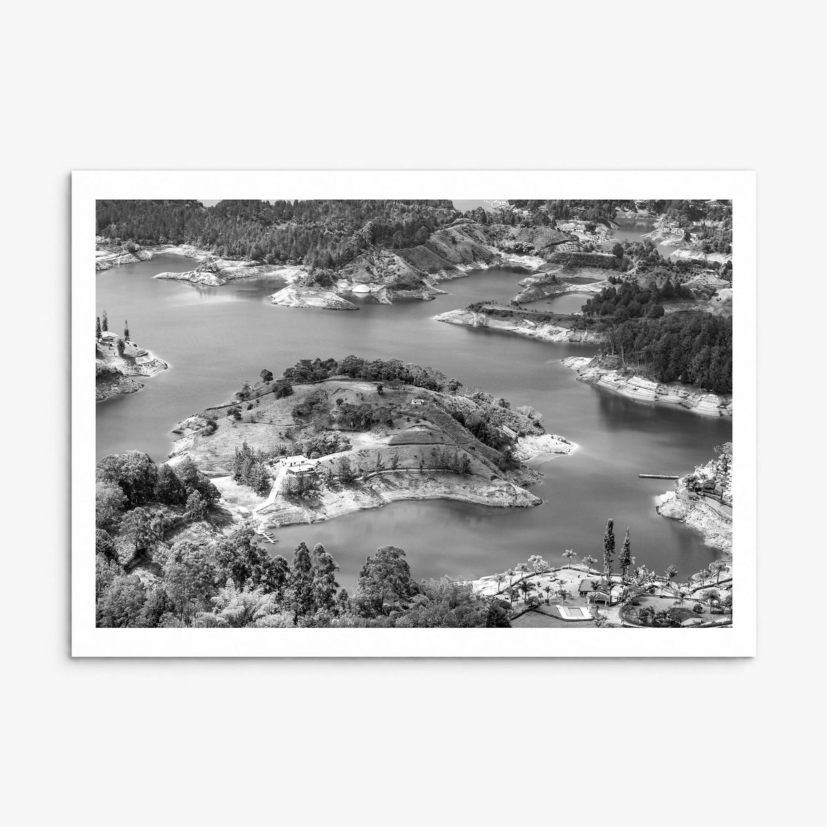 Medellín Photo Poster, print only (unframed), white border