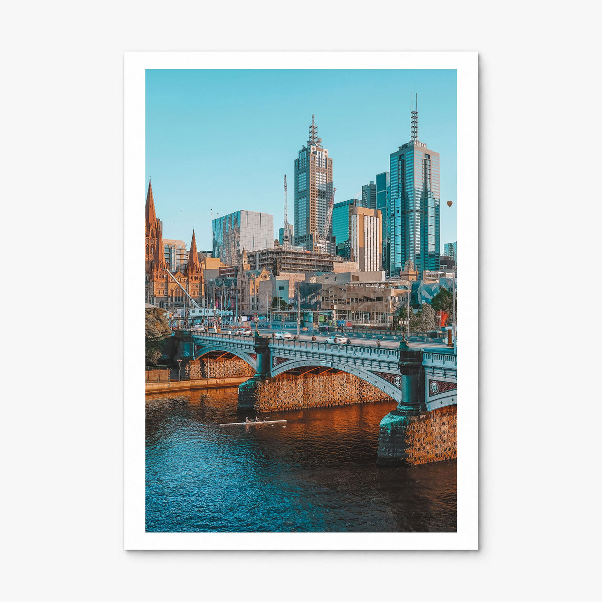 Melbourne, Australia Photo No 1 Poster, print only (unframed), white border