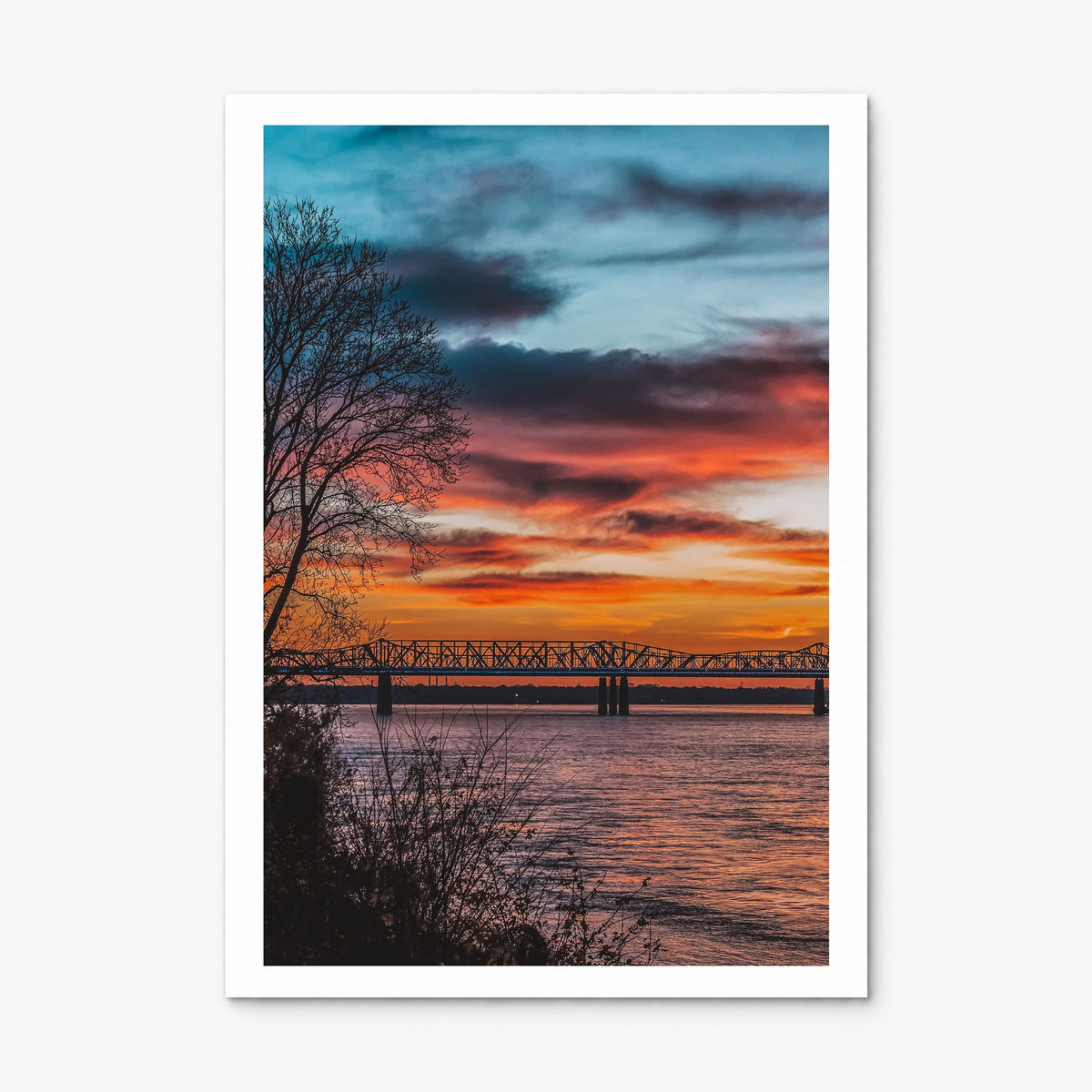 Memphis Photo No 2 Poster, print only (unframed), white border