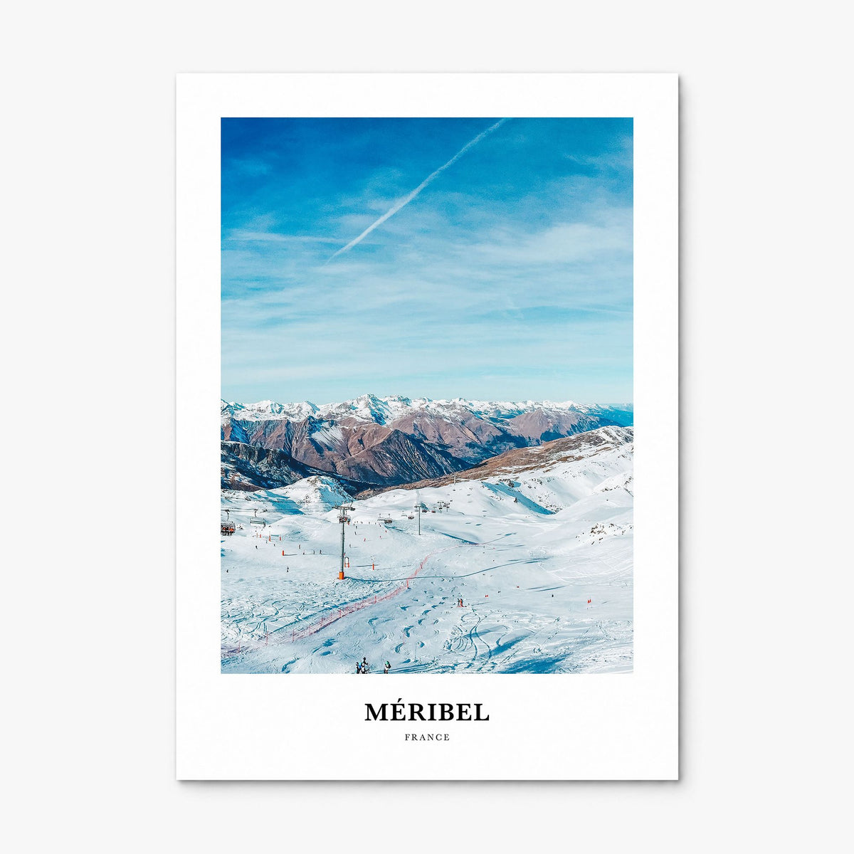 Méribel Classic Poster, print only (unframed)