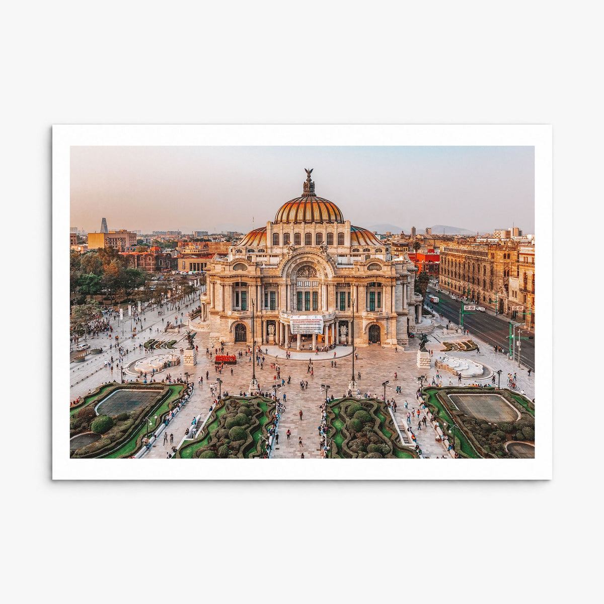 Mexico Photo Poster, print only (unframed), white border