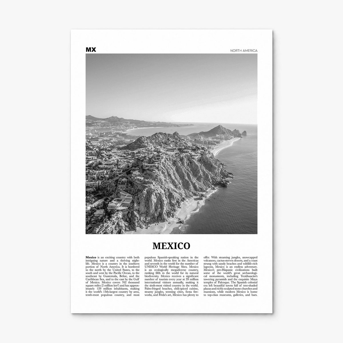 Mexico Newspaper No 2 Poster, print only (unframed)