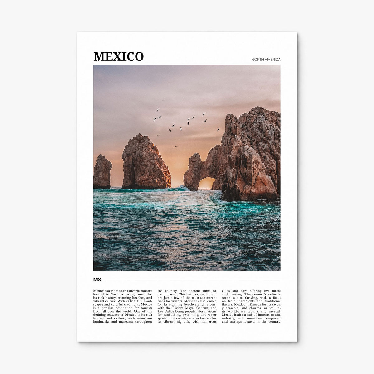 Mexico Travel No 1 Poster, print only (unframed)
