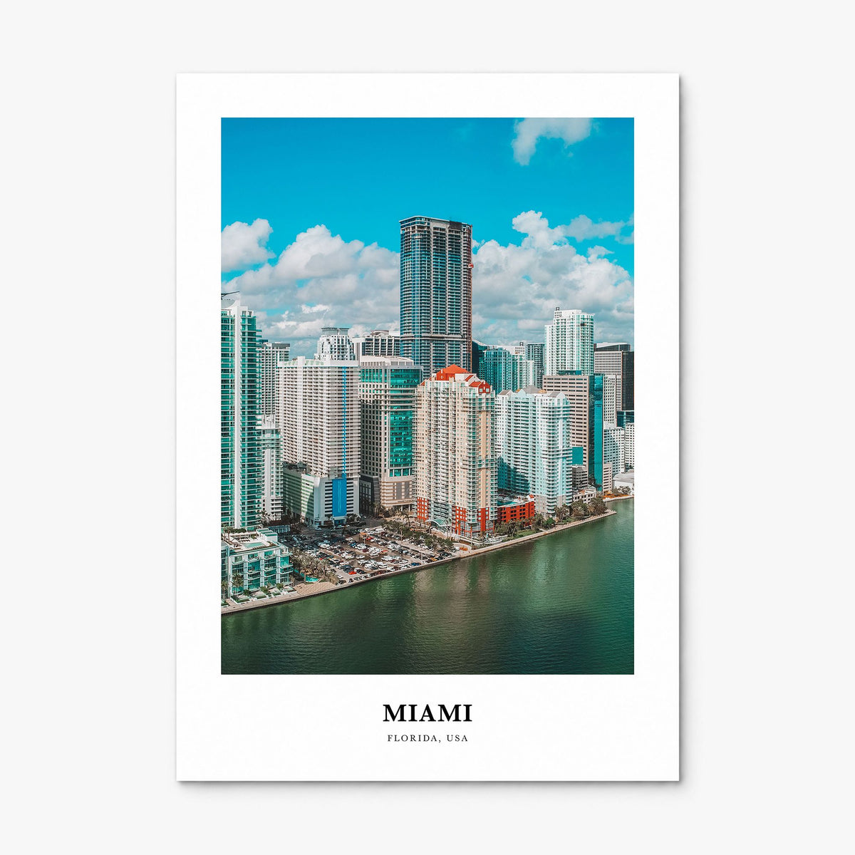 Miami Classic No 1 Poster, print only (unframed)