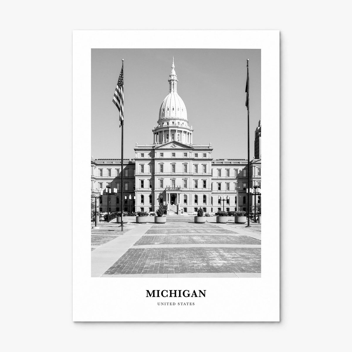 Michigan Classic No 1 Poster, print only (unframed)