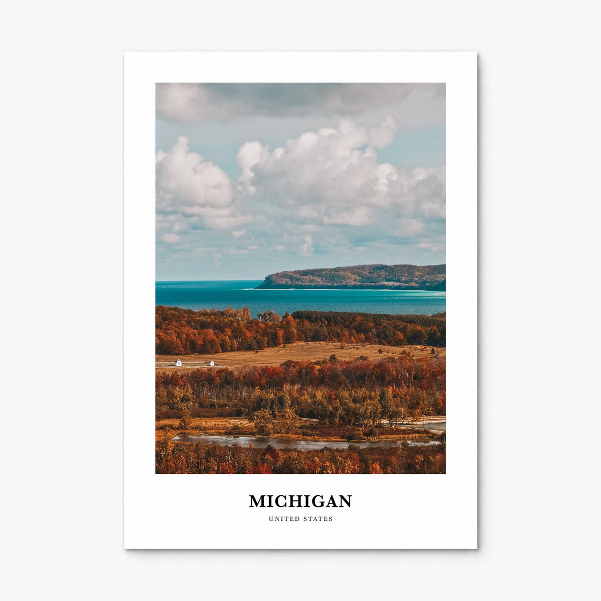 Michigan Classic No 2 Poster, print only (unframed)