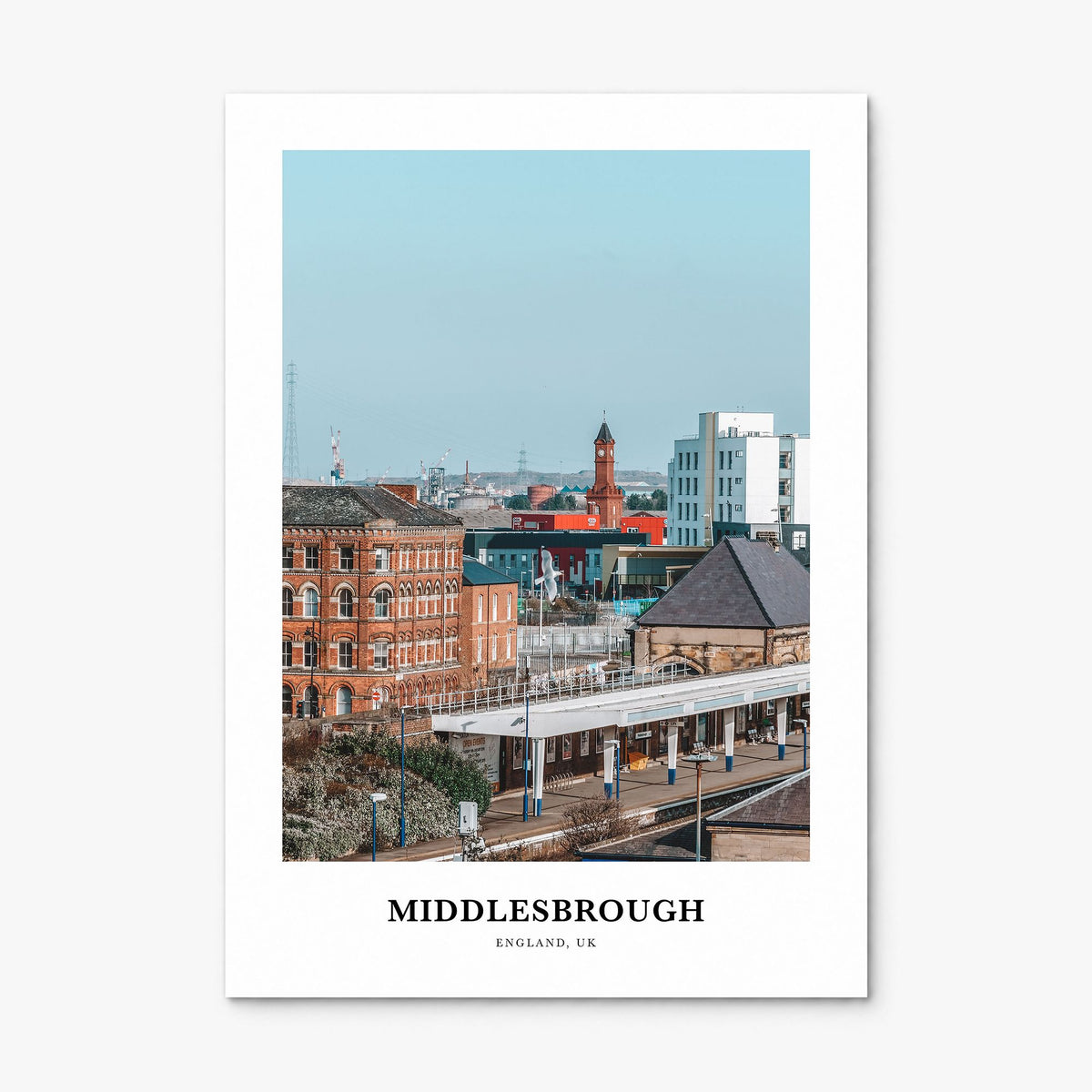 Middlesbrough Classic Poster, print only (unframed)