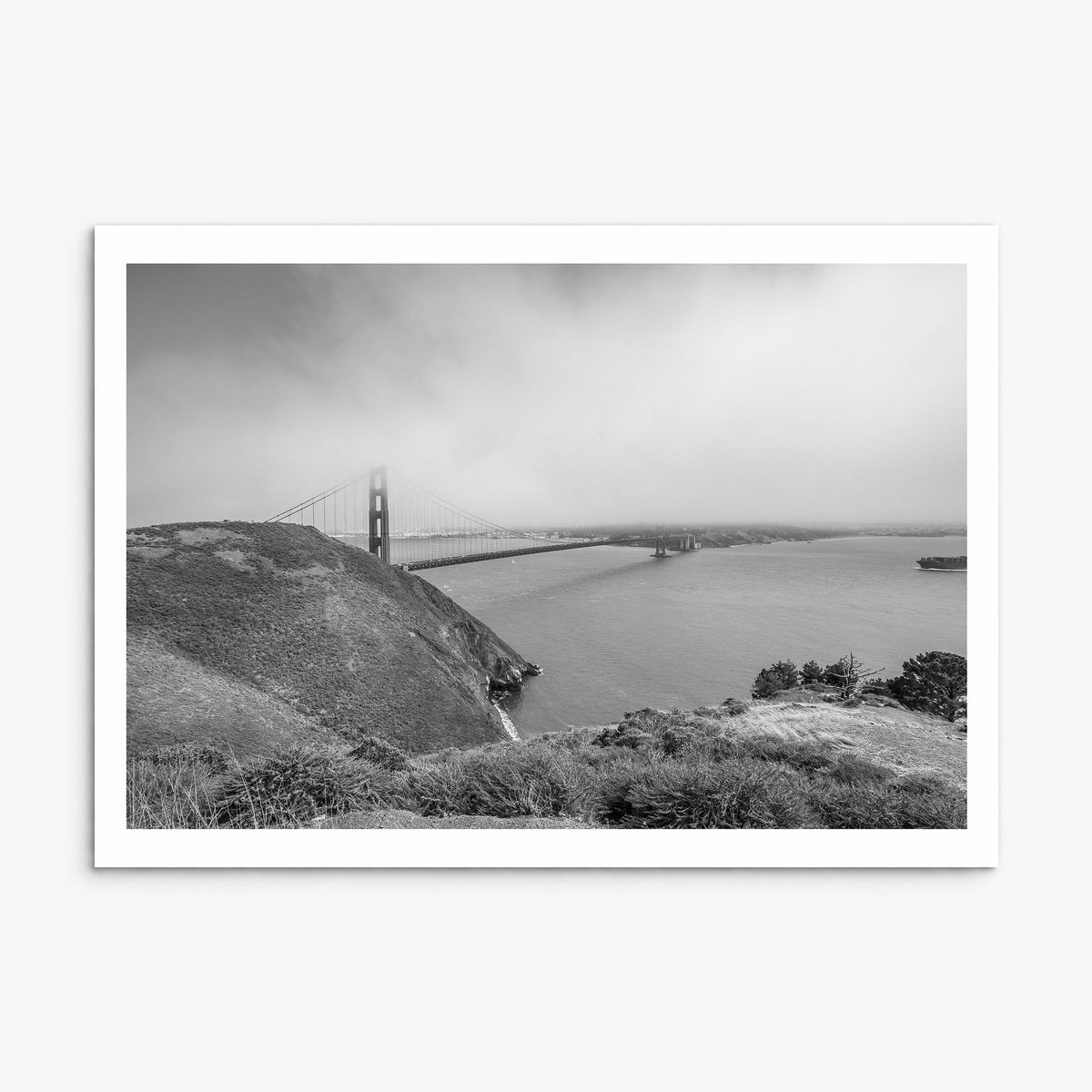 Mill Valley Photo Poster, print only (unframed), white border