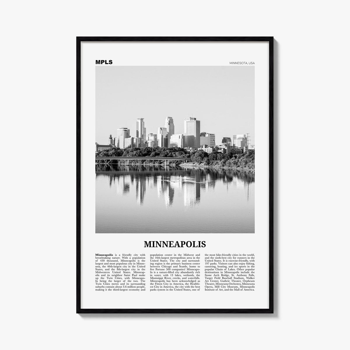 Minneapolis Newspaper No 1 Poster