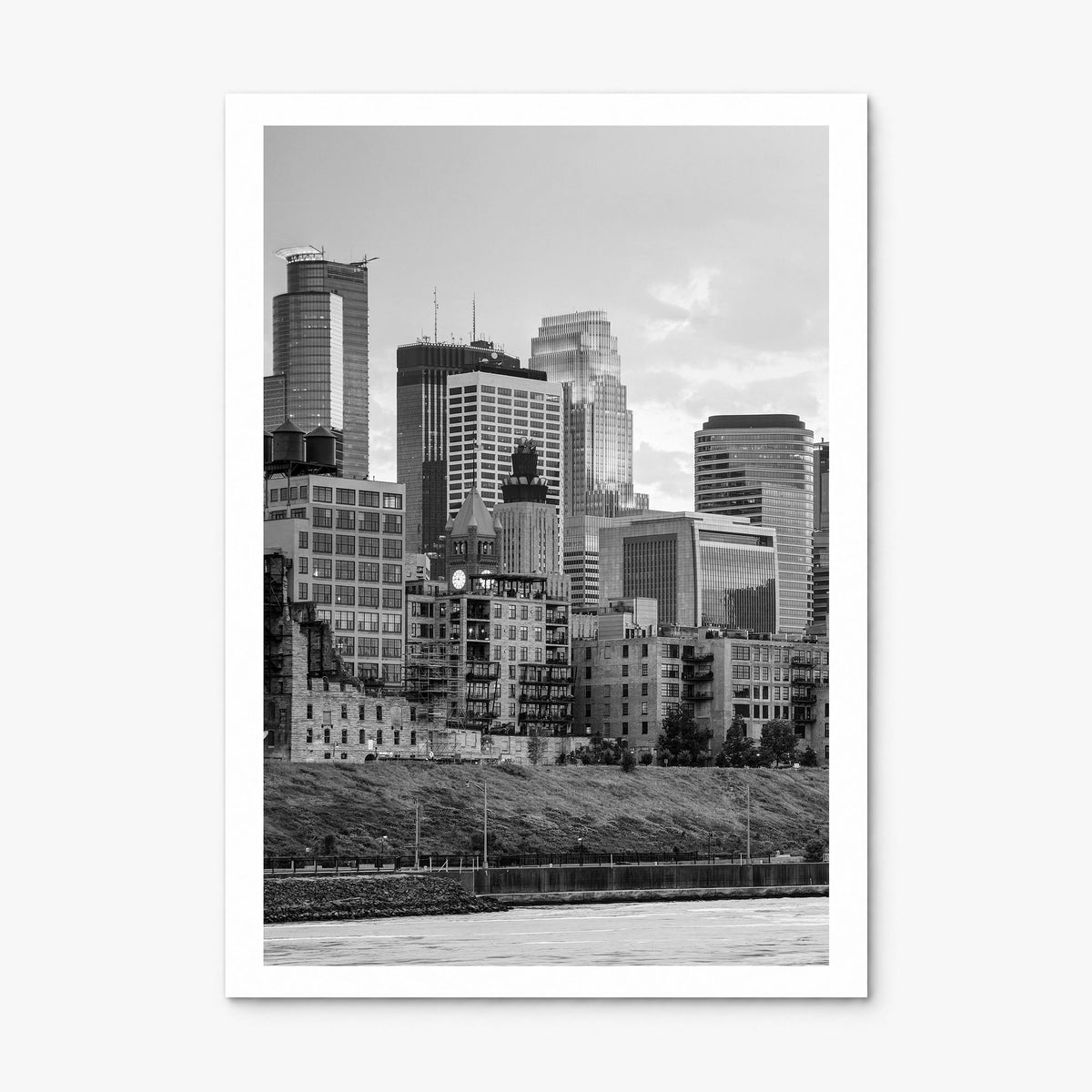 Minneapolis Photo No 1 Poster, print only (unframed), white border