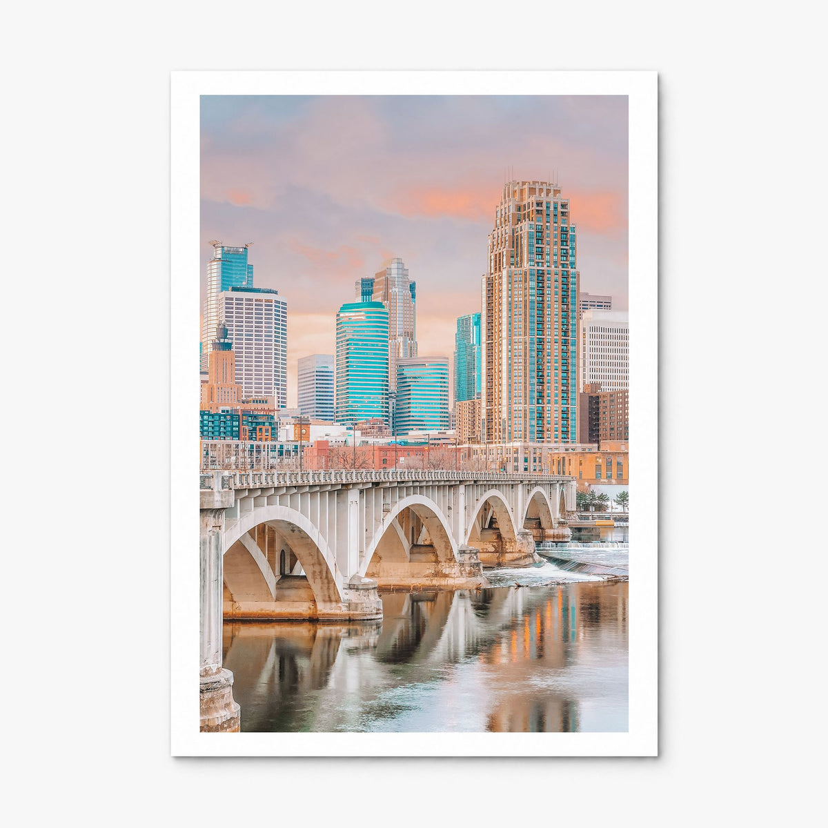Minneapolis Photo No 1 Poster, print only (unframed), white border