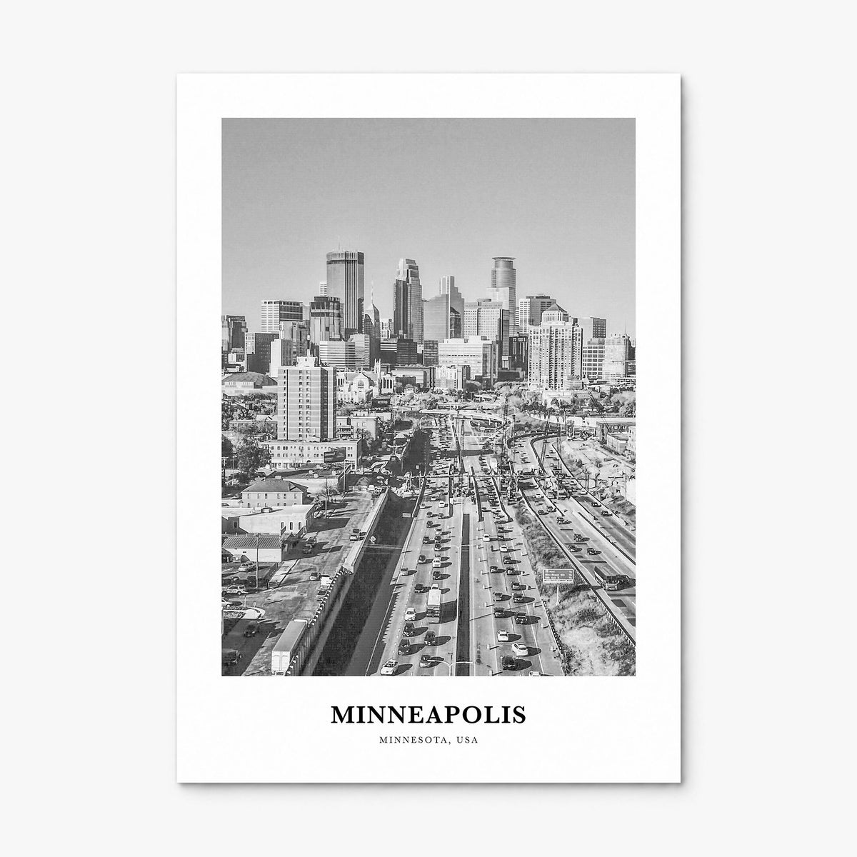 Minneapolis Classic No 3 Poster, print only (unframed)