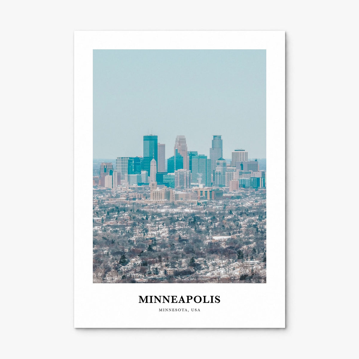 Minneapolis Classic No 1 Poster, print only (unframed)