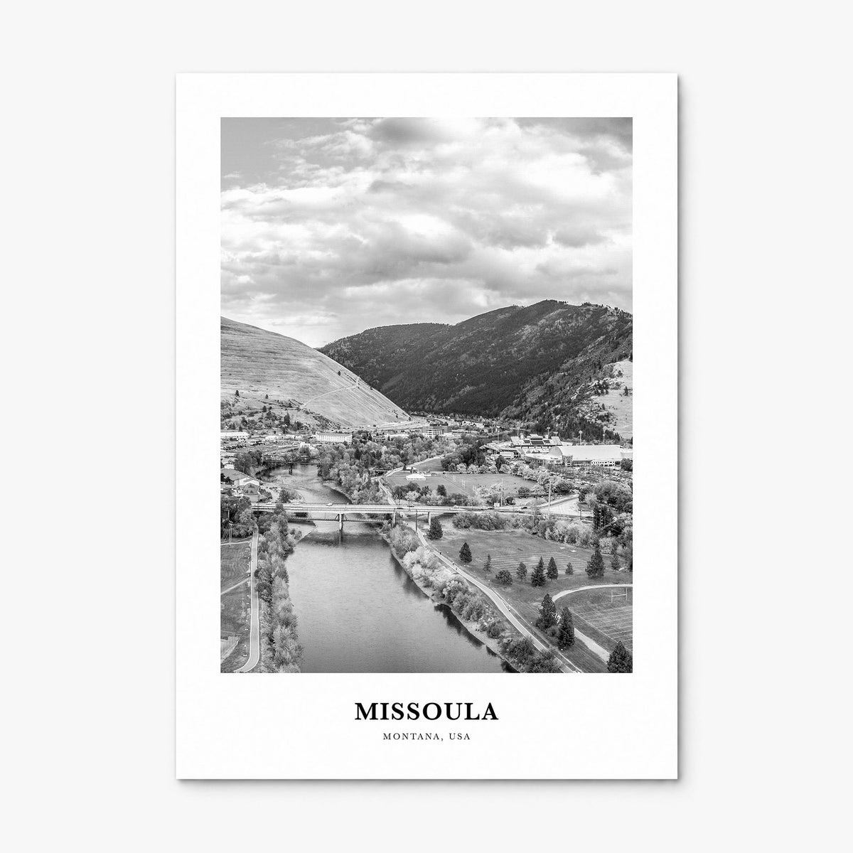 Missoula Classic Poster, print only (unframed)