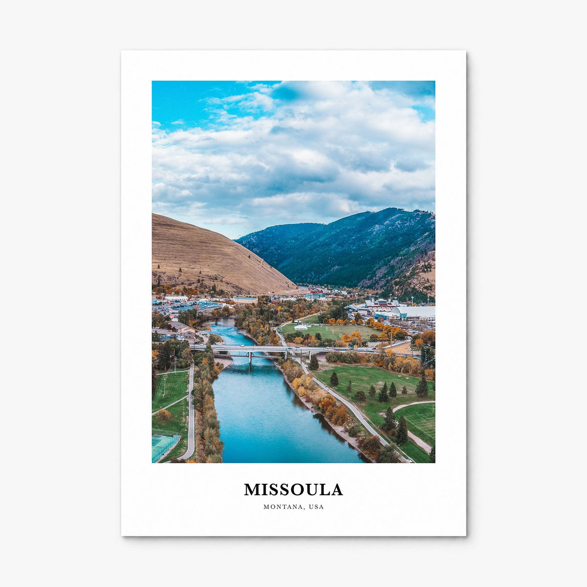 Missoula Classic Poster, print only (unframed)