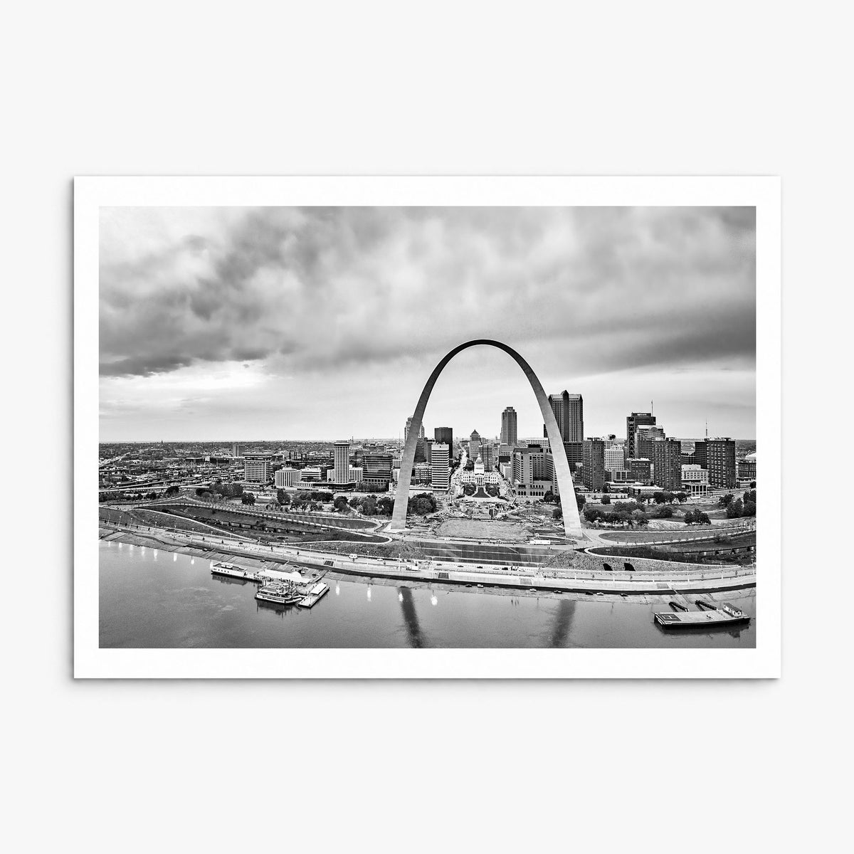 Missouri Photo Poster, print only (unframed), white border
