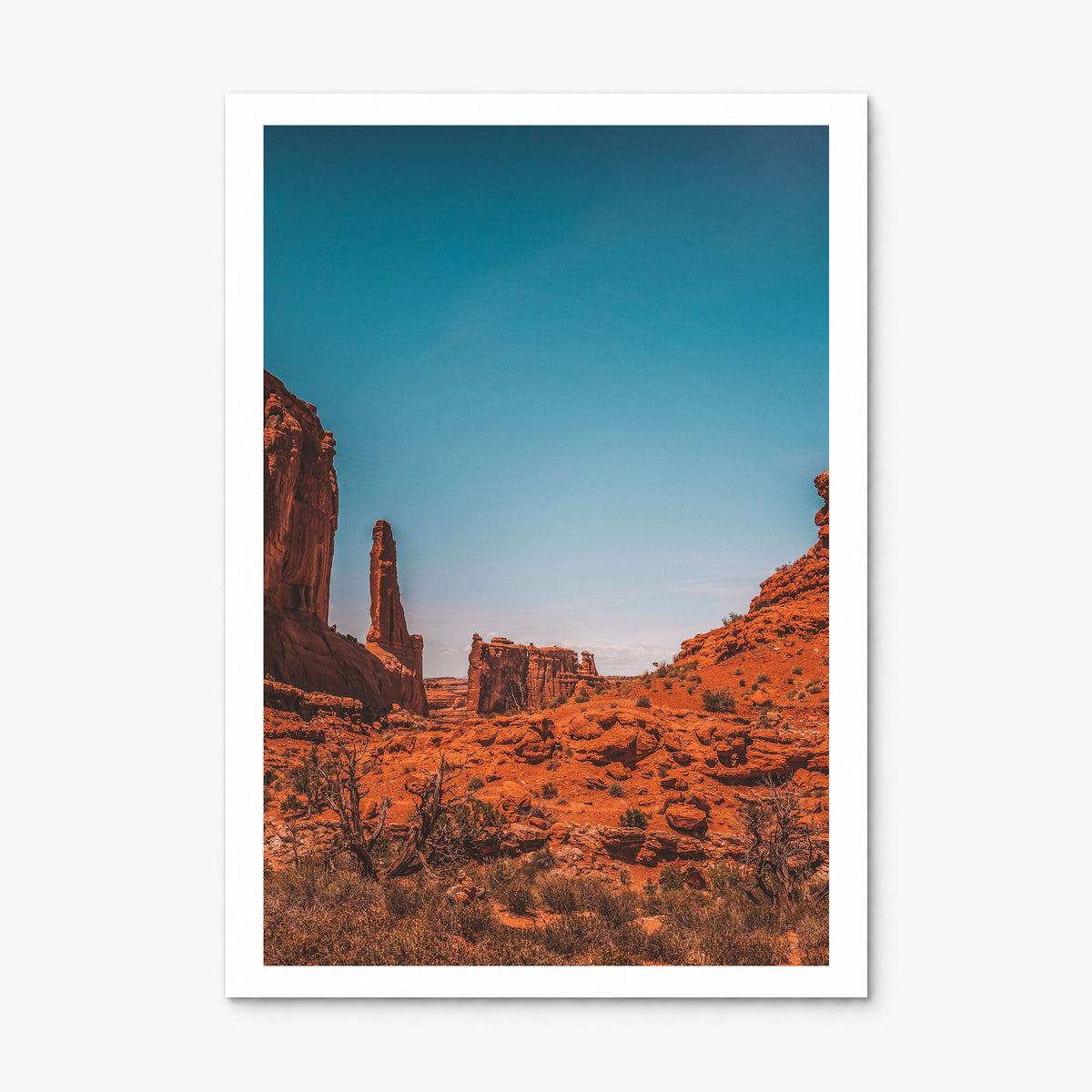 Moab Photo Poster, print only (unframed), white border