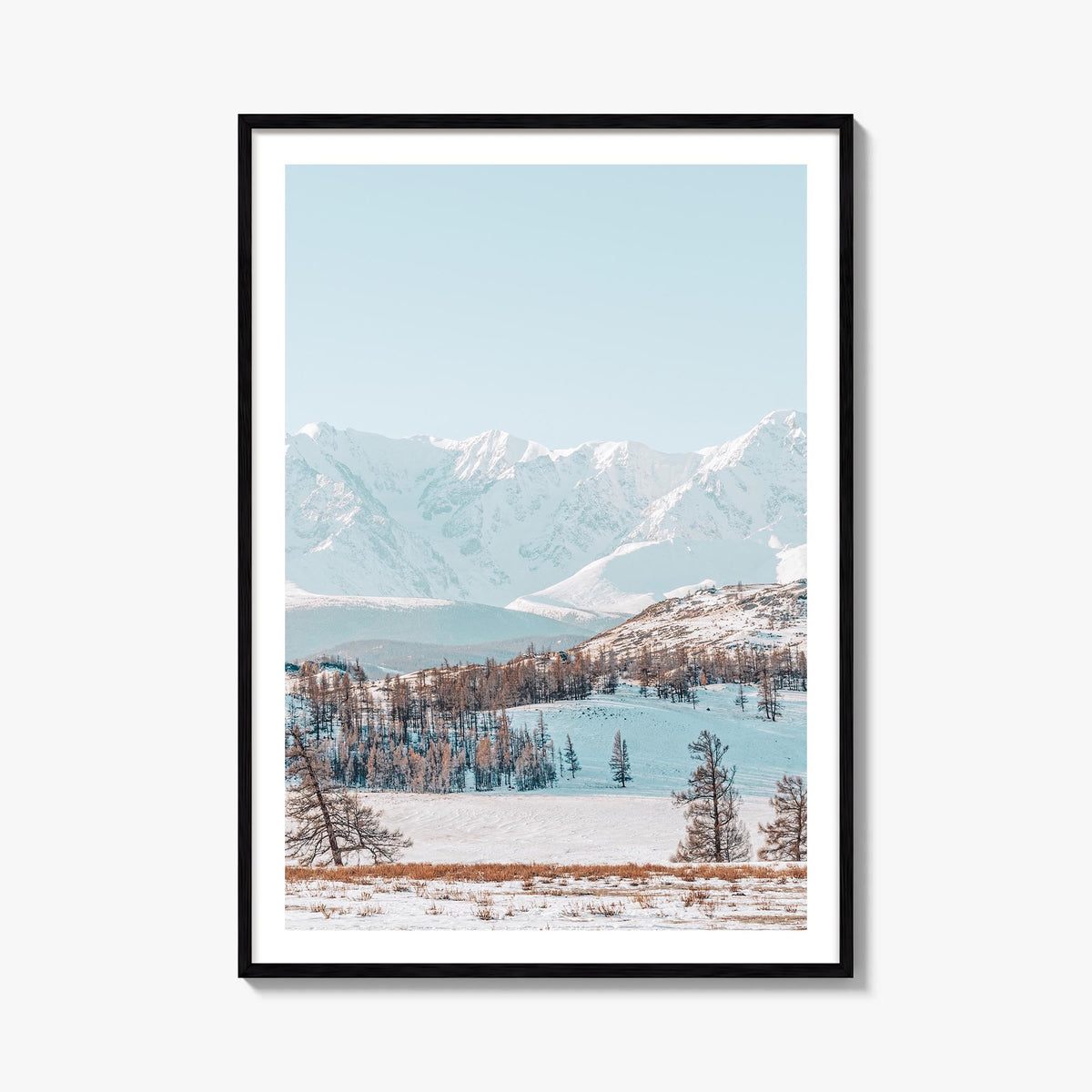 Mongolia colorful photo poster of Asia – vertical wall art, unframed print shown in interior mockup
